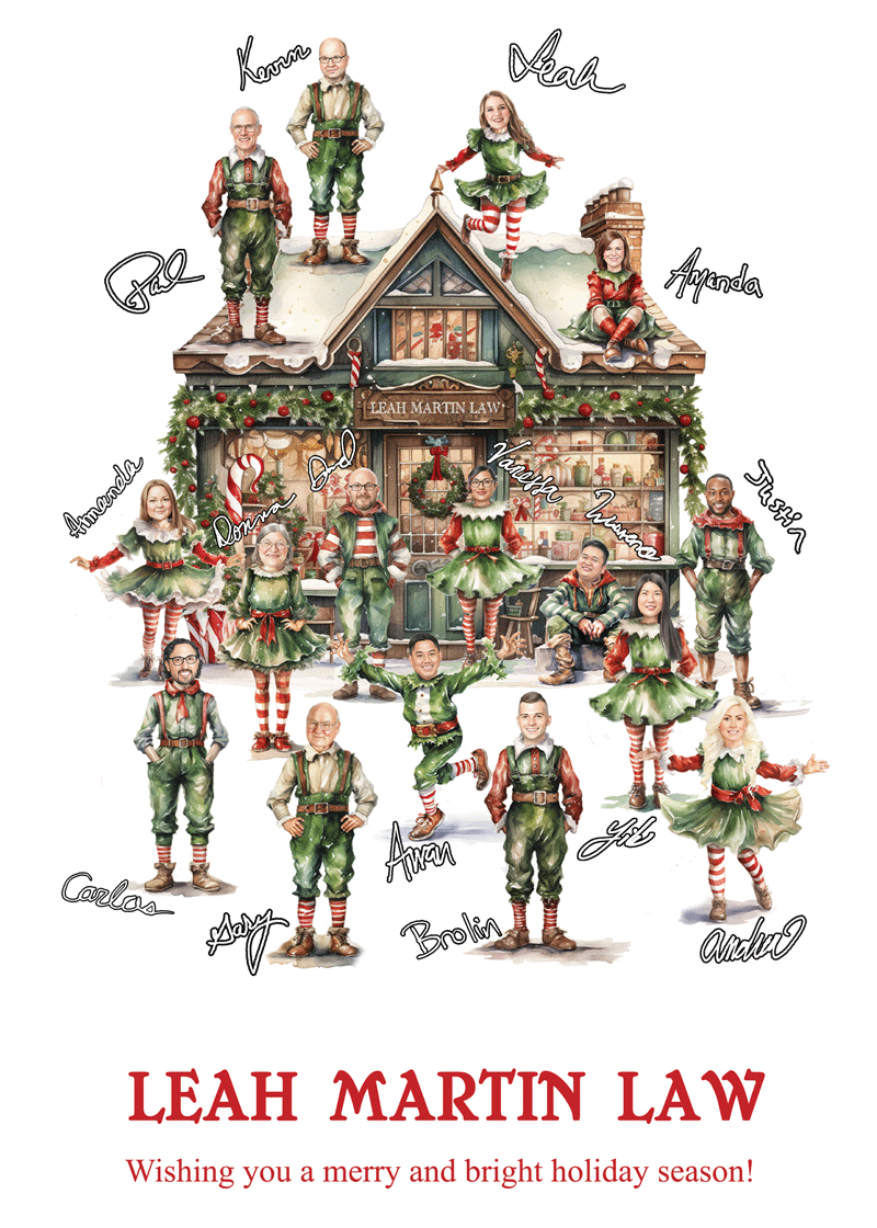 Leah Martin Law Holiday Card